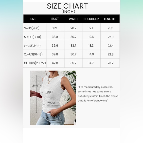 Zeagoo High Neck Tank Top 2024 Casual Ribbed Knit Slim Fitted Basic - Picture 7 of 7